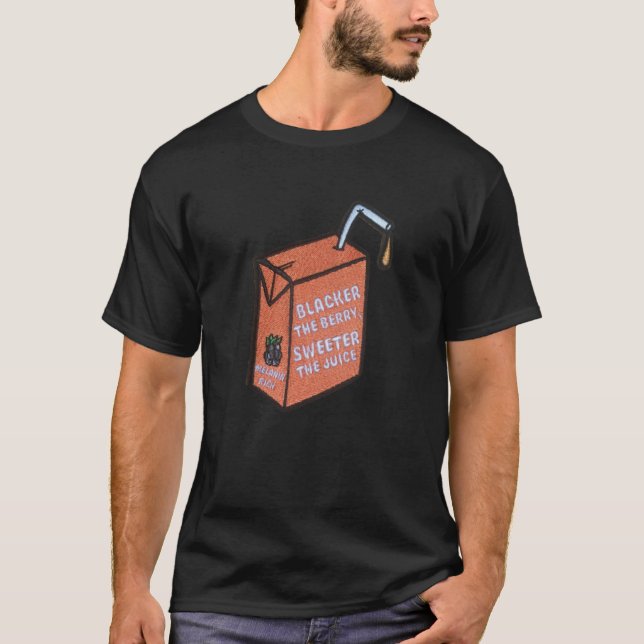 Svartaren Berry den sötare juicen sa T Shirt (Framsida)