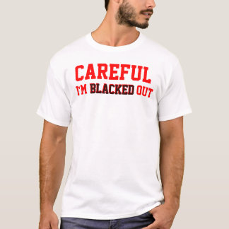 Svärtat ut t-shirt