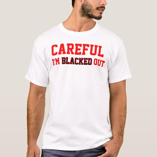 Svärtat ut t-shirt (Framsida)