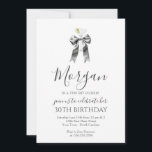 Svartbåge - Tini Bit Older Martini-inbjudan Inbjudningar<br><div class="desc">Svart bugginbjudan,  vuxens födelsedag,  Modern Black Bow Inbjudan,  svarta Bow Födelsedagsfest dekorationer,  giftig födelsedagsfest,  A Tini Bit Older Rosa Cosmo Martini Födelsedagsfest inbjudan</div>