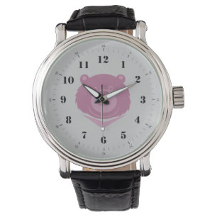 Svartbjörn i Taiwan (vit-trogen björn) Armbandsur