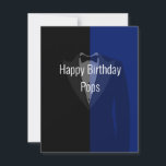 Svartblå smoking pokergossefest OSA kort<br><div class="desc">Detta svartblå smoking pokergossefest RSVP-kort kommer att vara perfekt för andra tillfällen också. Fira med stil med hela denna samling. Samlingen kan ändras för att passa din händelse,  den är anpassningsbar. Njut av din fest,  skål!</div>