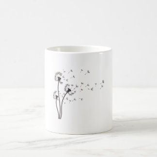 Svartblomma Dandelion Kaffemugg
