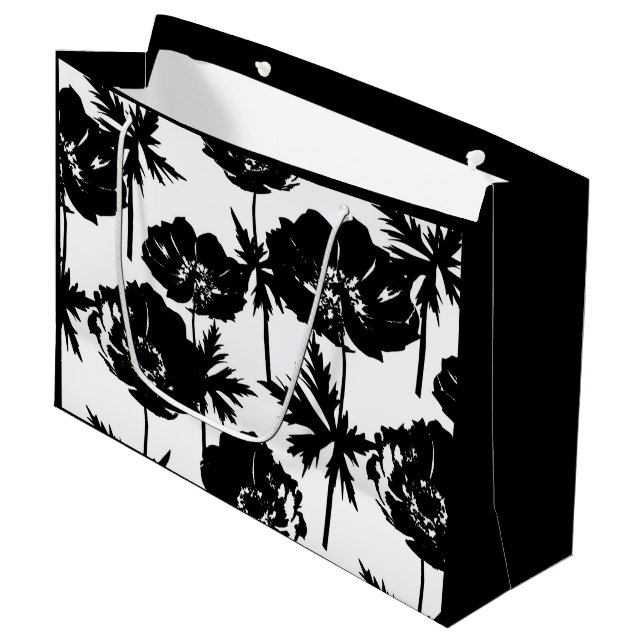 Svartblommor, vita, enfärgade (Framsidan Vinklad)