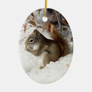 Svartborns frukost julgransprydnad keramik