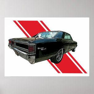 SvartChevelle SS affisch 1967
