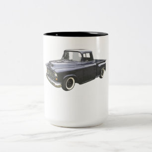 SvartChevrolet uppsamling 1956 Två-Tonad Mugg