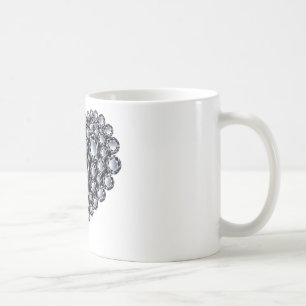 Svartdiamanter Heart Gems Kaffemugg
