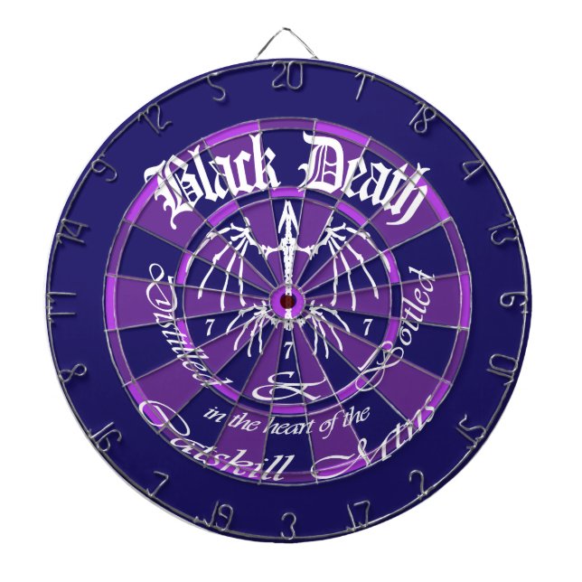 Svartdöd 777 - Katfärgsberg Darttavla (Framsidan)