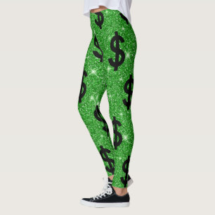 Svartdollarsskylt - Wall street Leggings