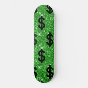 Svartdollarsskylt - Wall street Mini Skateboard Bräda 18,5 Cm