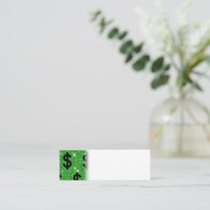 Svartdollarsskylt - Wall street Mini Visitkort