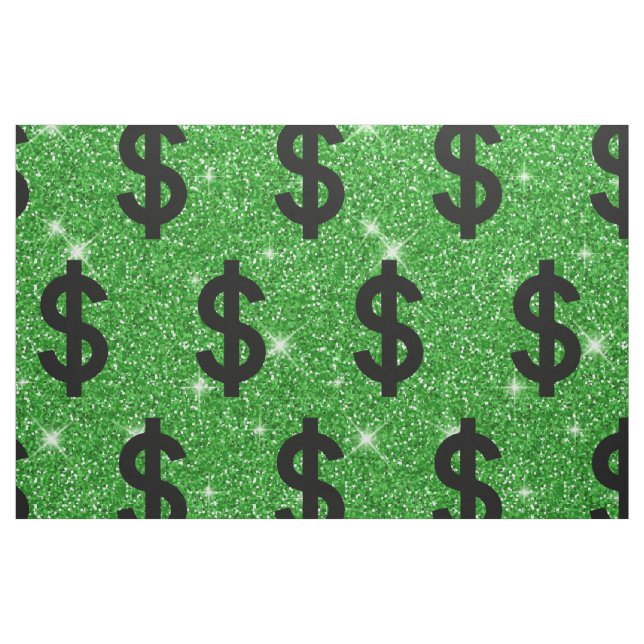 Svartdollarsskylt - Wall street Tyg (Fat Quarter)