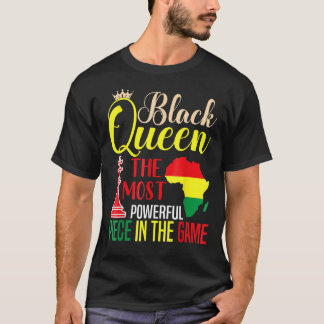 Svartdrottning, den mäktigaste Biet-afrikanska sva T Shirt