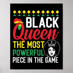 Svartdrottning, den mest kraftfulla Biet-svarta hi Poster