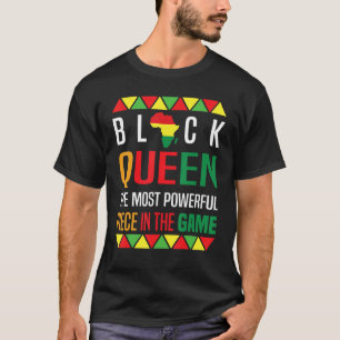 Svartdrottning, den mest kraftfulla Biet-svarta hi T Shirt