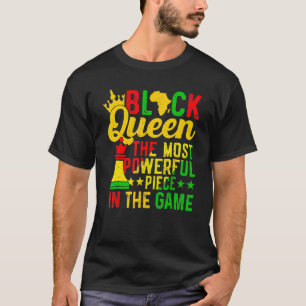 Svartdrottning, den mest kraftfulla Biet-svarta hi T Shirt