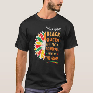 Svartdrottning, den mest kraftfulla Biet-svarta hi T Shirt
