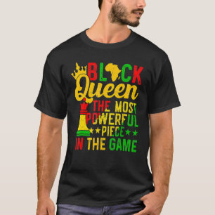Svartdrottning, den mest kraftfulla Biet-svarta hi T Shirt