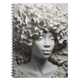 Svartdrottning melanin sista blomkryddkvinna anteckningsbok