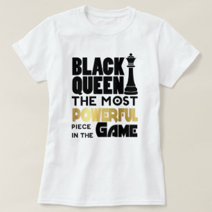 Svartdrottning Mest kraftfulla Biet T Shirt