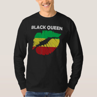 Svartdrottning Mest mäktiga afrikanska Amerikansk  T Shirt