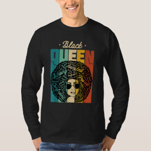 Svartdrottning - Svart historikmånad och Pride Gif T Shirt