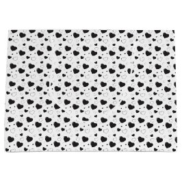 Svartdyna hjärtan, söt romantisk mönster