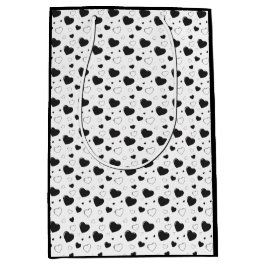 Svartdyna hjärtan, söt romantisk mönster