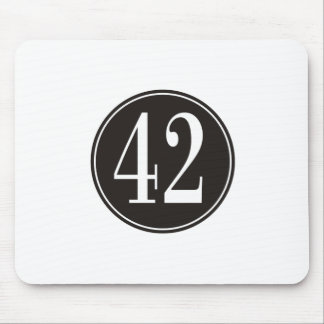 Svarten #42 cirklar musmatta