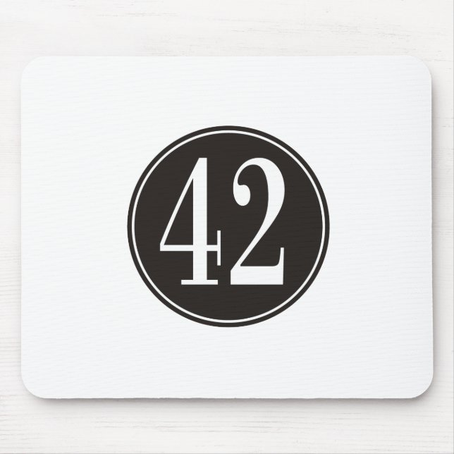 Svarten #42 cirklar musmatta (Framsidan)