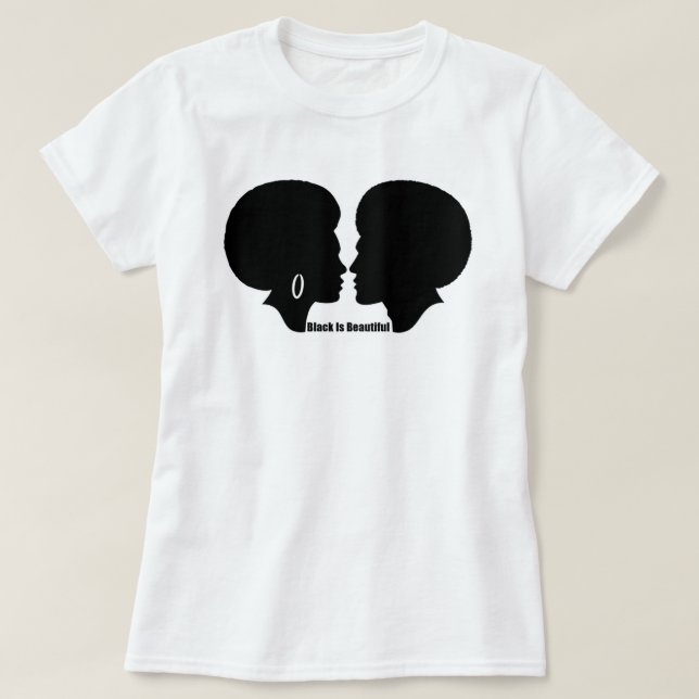 Svarten är den härliga T-tröja Tee Shirt (Design framsida)