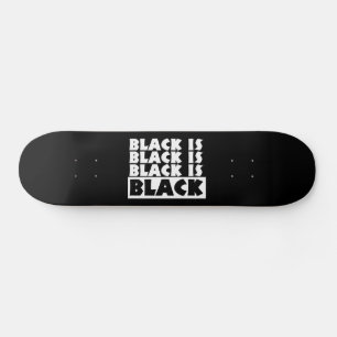 Svarten är svart skateboard bräda 20,5 cm