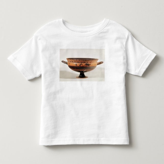 Svarten figurerade kylix tröja (Framsida)