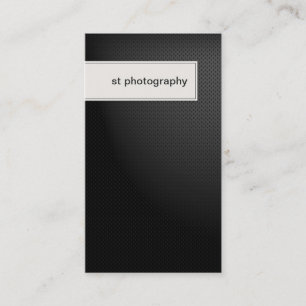 Svarten för fotografivisitkortsnyggt pricker visitkort