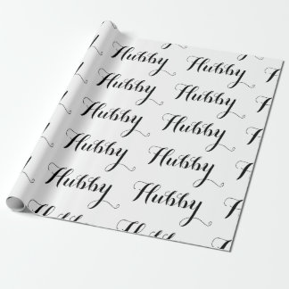 Svarten för Hubbymakebröllop skrivar nygift person Presentpapper