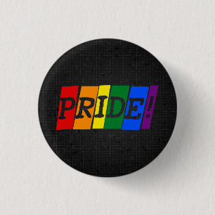 Svarten för LGBT-regnbågepride knäppas Knapp