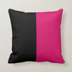 Svarten-Fuschia kudder Kudde