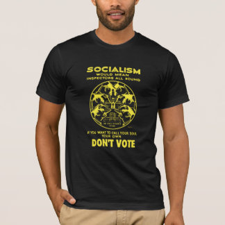Svarten & gult röstar inte för Socialism Tröja