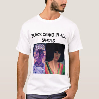 SVARTEN KOMMER SKUGGAR SAMMANLAGT utslagsplatsen Tee Shirt