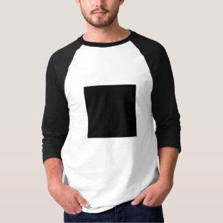 svarten kvadrerar t-shirt