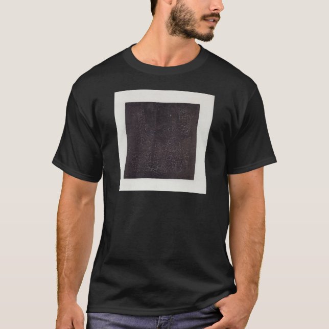 Svarten kvadrerar vid Kazimir Malevich Tee (Framsida)