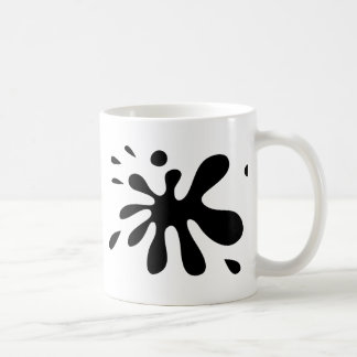 Svarten målar Splat Kaffemugg