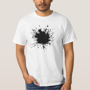 Svarten målar Splatterutslagsplatsen T Shirt