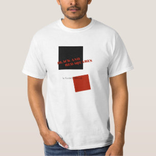 Svarten och rött kvadrerar vid Kazimir Malevich Tröja