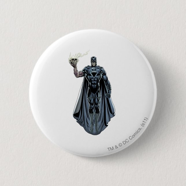 Svarten räcker med skalle 2 knapp (Framsida)