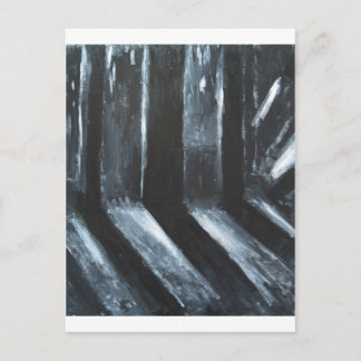 Svarten som lätt läcker (den ljusa symbolismen) vykort