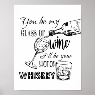Svarten & vit är du mitt exponeringsglas av poster