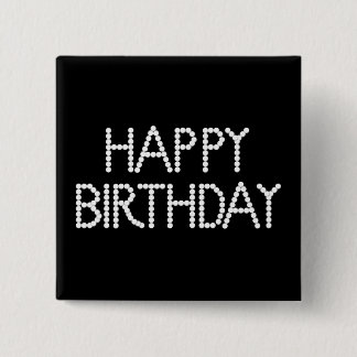 Svarten & vit för BonBonpartygrattis på Knapp