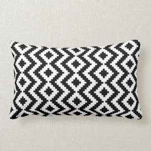 Svarten & vit Kilim kudder Lumbarkudde